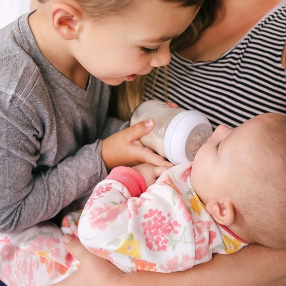 Rosy Spring Floral Watercolor Organic Cotton Loose Fit Footed Pajamas - Picture 4 of 6